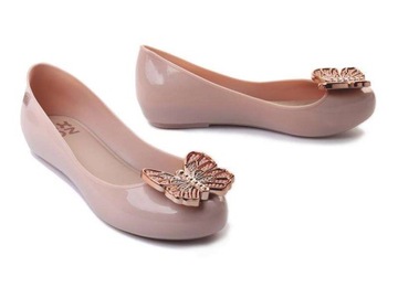 Buty Baleriny Damskie Zaxy LL285016 Nude Beżowe