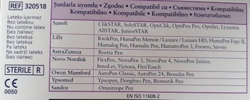 Иглы для перьев BD Micro-Fine 31G x 5 мм