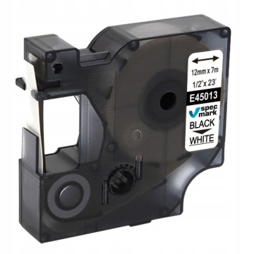 Лента для принтера DYMO D1 45013 12мм x 7м БЕЛАЯ S0720530 LabelManager 5шт.
