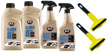 K2 CLAREN PŁYN ZIMOWY ALASKA ODMRAŻACZ MOSIĘŻNA SKROBACZKA DO SZYB MURSKA