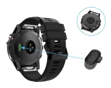 2 крышки зарядного порта для Garmin Fenix, Instinct, Vivoactive 3