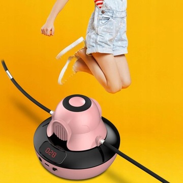 Скакалка-машина розовая