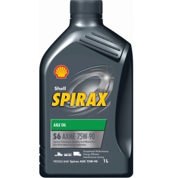OSH 75W90 S6 AXME 1L OLEJ SHELL 75W90 1L SPIRAX S6 AXME GL5 / MAN MAN 342 T