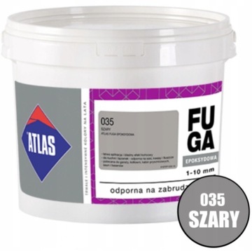 ATLAS FUGA EPOKSYDOWA DO SAUN I BASENÓW 5KG SZARY