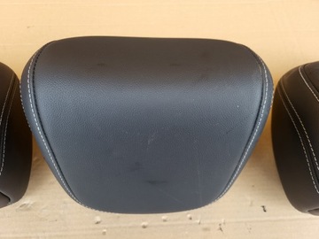 ПОДГОЛОВНИКИ ЗАДНИЕ ПОДГОЛОВНИКИ КОЖА БЕЛАЯ РЕЗЬБА RENAULT KOLEOS II