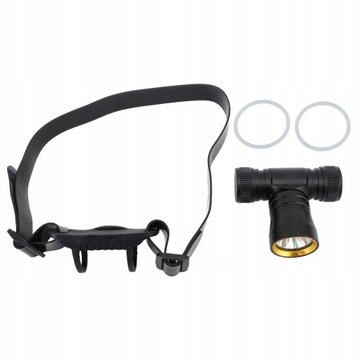 Налобный фонарь для дайвинга 8000 лм, 3 режима оси