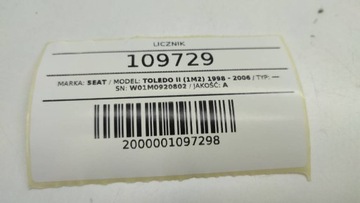 PŘÍSTROJOVÁ DESKA 1M0920802D SEAT LEON I TOLEDO II EVROPA