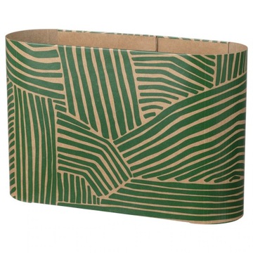 IKEA serwetnik NABBFISK papier/wzór zielony 15x22cm