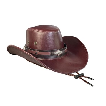 Męski kapelusz kowbojski w stylu westernowym Modne kapelusze jazzowe dla