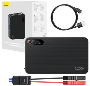 JUMP STARTER DO SAMOCHODU 12000mAh ROZRUCH BOOSTER DO AKUMULATORA BASEUS