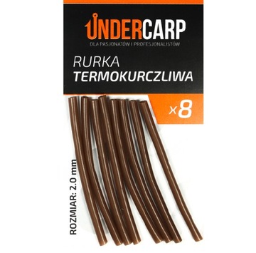 UNDERCARP Rurka termokurczliwa brązowa 2,0 mm
