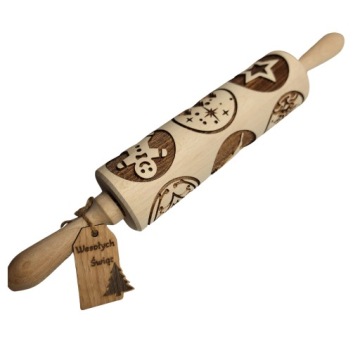 Пряничное печенье ролик с узором 6 печенье шаблоны висит бесплатно