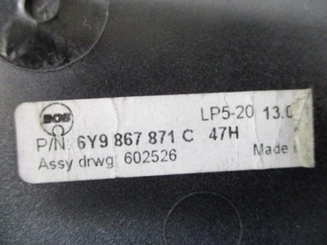 SKODA FABIA I LIFT COMBI РОЛЬСТАВНИ, ПОСЛЕДНИЙ БАГАЖНИК