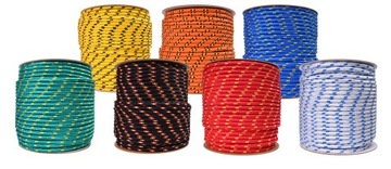 LINKA POLIPROPYLENOWA LINA PLECIONA MOCNA 8mm 20M