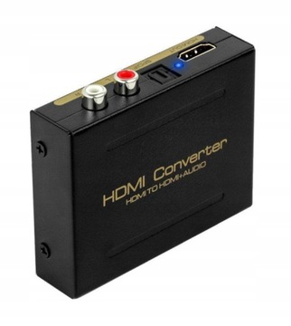 Rozdzielacz audio - HDMI na HDMI + SPDIF + RCA