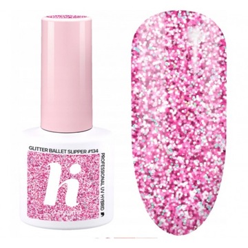 Lakier hybrydowy 134 Glitter Ballet Slipper 5ml