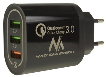 SZYBKA ŁADOWARKA SIECIOWA QUICK CHARGE 3.0 USB x3