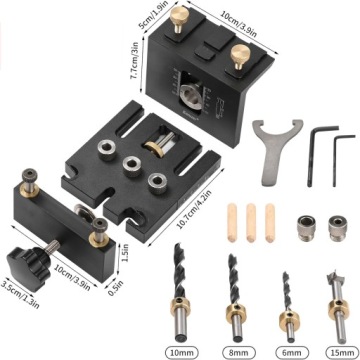 ШАБЛОН ЭКСЦЕНТРИКОВ КРУГЛЫХ СОЕДИНЕНИЙ ДЛЯ СВЕРЛЕНИЯ ОТВЕРСТИЙ 6/8/10/15мм