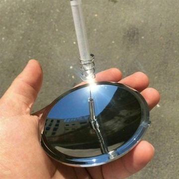 ZAPALNICZKA SŁONECZNA ZAPAŁKI KRZESIWO ROZPALANIE OGNIA ZWIERCIADŁO OGIEŃ