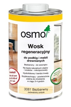Wosk Osmo 3098 bezbarwny półmatowy 1 l