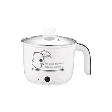 Электрическая кастрюля с антипригарным покрытием, электрическая, белая