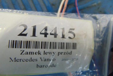 MERCEDES VANEO 1.9B ZÁMEK LEVÝ PŘEDNÍ 89599076