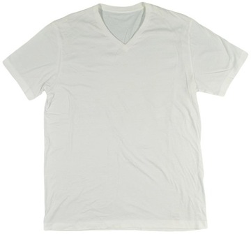 RANDOM t-shirt white basic SS KNIT TEE _ M W38