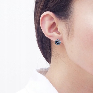 Роскошные серьги серебряного цвета с цирконием AAA