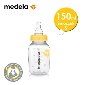 MEDELA butelka S 150 ml ze smoczkiem pojemnik