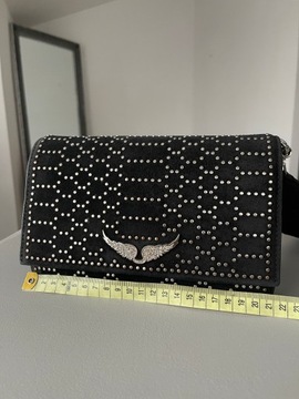 Кожаная сумка через плечо Zadig&Voltaire Lolita со стразами