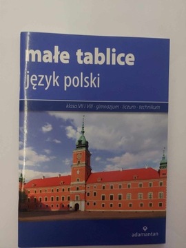 Małe tablice Język polski Adamantan - książka