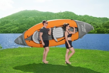 НАДУВНОЙ КАЯК LITE-RAPID ДЛЯ 2 ЧЕЛОВЕК 321x88 см НЕЧЕТНЫЙ НАСОС BESTWAY 65077