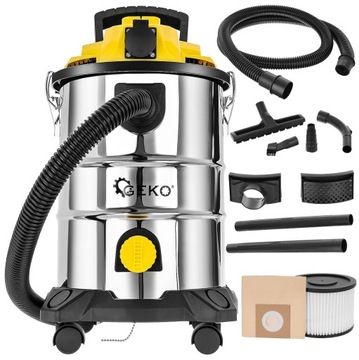 ODKURZACZ PRZEMYSŁOWY DO GIPSU PYŁU 25L 1800W GEKO