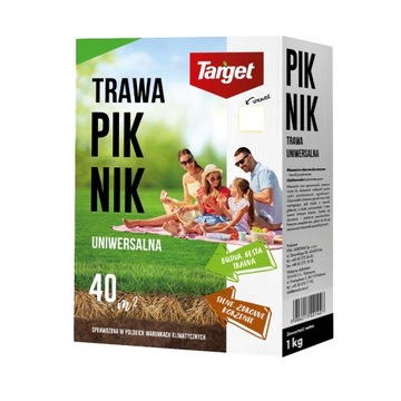 TARGET NASIONA TRAW GAZONOWYCH TRAWA UNIWERSALNA PIKNIK 1KG