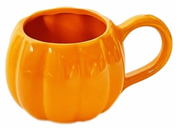 KUBEK DYNIA 300 ml PUMPKIN NA HALLOWEEN JESIENNY KUBECZEK POMARAŃCZOWY