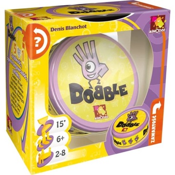 КАРТОЧНАЯ ИГРА-ПАМЯТКА DOBBLE FILM FAIRY TABLE CAN METAL TRAVEL HOME DOBLE