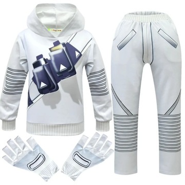 Kids Cosplay Costume Boys Stage speech DJ mask Scary Costumes Mask Jumpsuit
