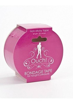Luksusowa Taśma do Wiązania Bondage Tape 20m Pink