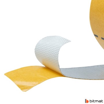 Серебряный термочехол Самоклеящийся до 600°C Термолента 20 мм х 5 м