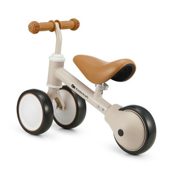 Rowerek biegowy trójkołowy mini jeździk pchacz CUTIE Kinderkraft Beżowy