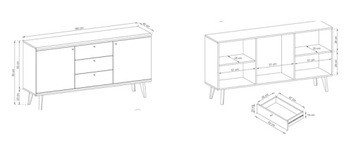 PRIMO PKSZ160 комод Системная мебель