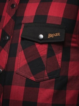 Мотоциклетная рубашка BROGER ALASKA RED БЕСПЛАТНО