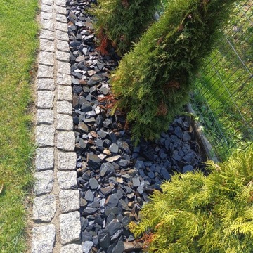 Каменные камни из коры антрацита, черные садовые декоративные украшения, 20 кг