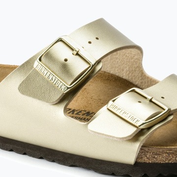 Klapki damskie BIRKENSTOCK Arizona BF Narrow gold 40 EU