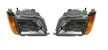 REFLEKTOR MERCEDES R129 LAMPA LEWA i PRAWA KPL POMARAŃCZOWE KIERUNKOWSKAZY