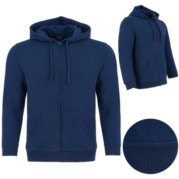 BLUZA MĘSKA Z KAPTUREM ROZPINANA SPORTOWA XXL