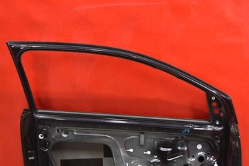 DVEŘE LEVÉ PŘEDNÍ ČERNÉ VW POLO 5 V 6R 3D 09-17