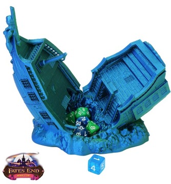 Обломки - затонувший пиратский корабль - башня с кубиками - FatesEnd Sunken Pirate