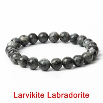 Handmade Elasticity Bracelet 4mm 6mm 8mm 10mm Natural Stone Smooth Round
