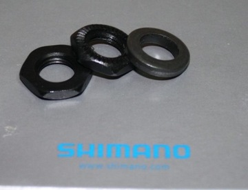 Podkładka , nakrętka osi piasty SHIMANO FH M525-A